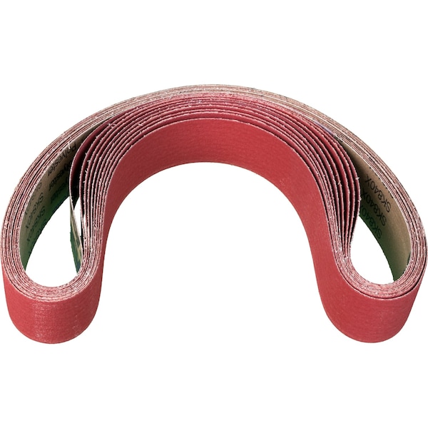 Pferd Coated Belt, Co-Cool, 2"x48", 80 Grit, 2" W, 48" L, Coated, Ceramic Oxide, 80 Grit 49591 - main